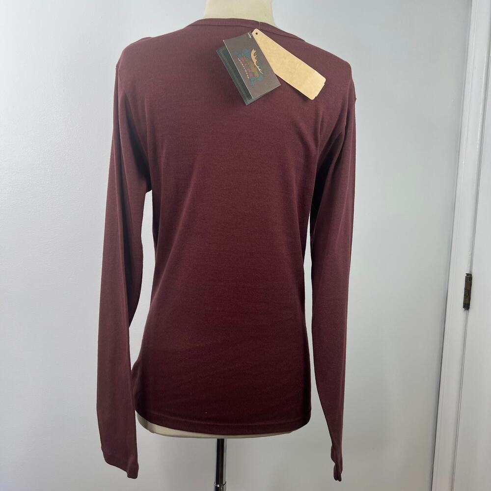 ALPS Sportswear NWT Women's Henley Top Long Sleeves 100% Cotton Outdoors Size L - Picture 6 of 11